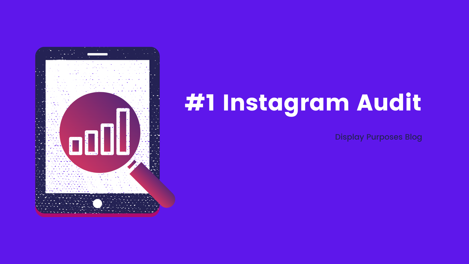 #1 Instagram Audit Display Purposes