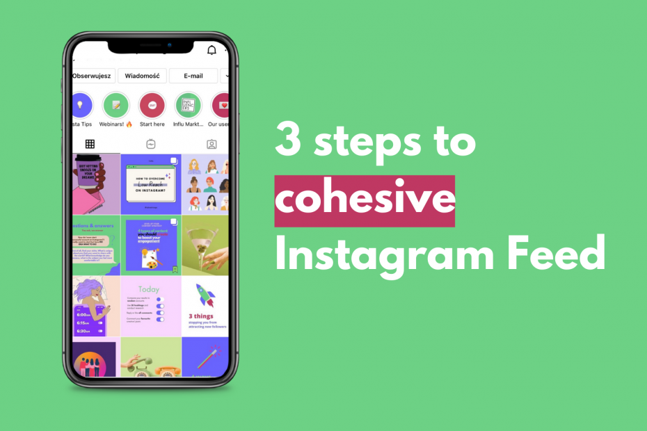 how to achieve cohesive feed