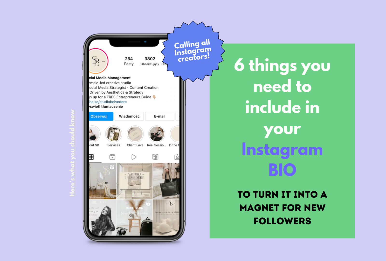 6 things you need to include in your Instagram BIO to turn it into a