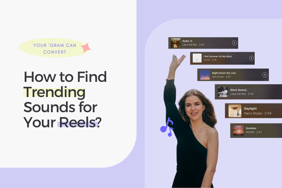 how to find trending sounds audio for my reels instagram