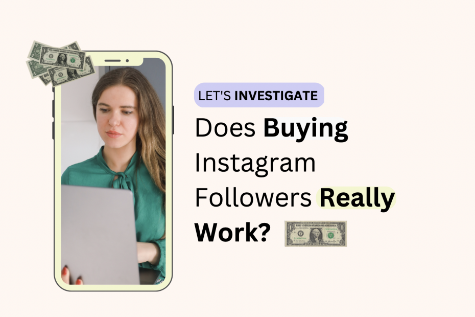 featured image with a question: Is it safe to buy followers on Instagram?