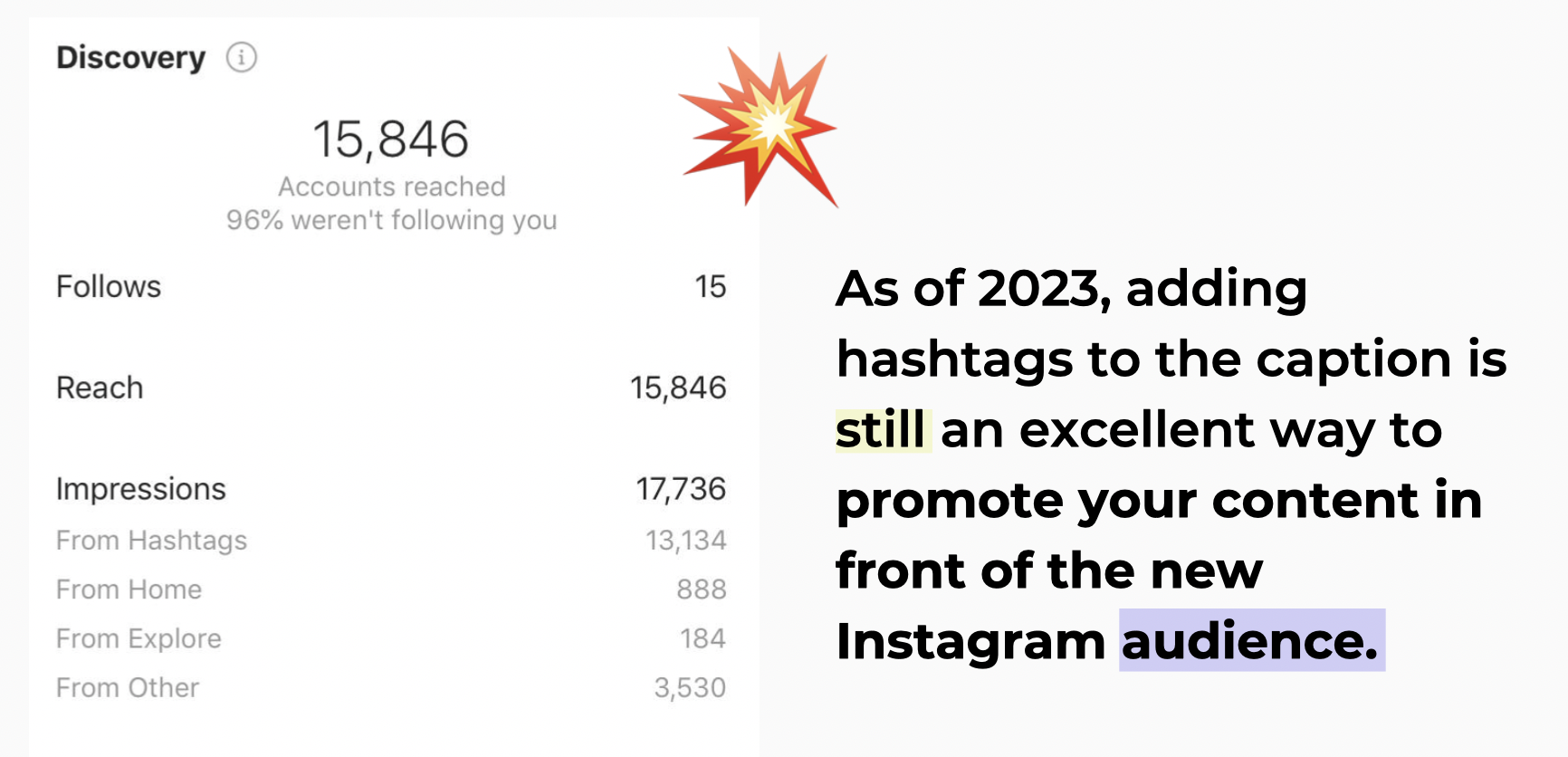 screenshot of results you can achieve when you promote your art on instagram