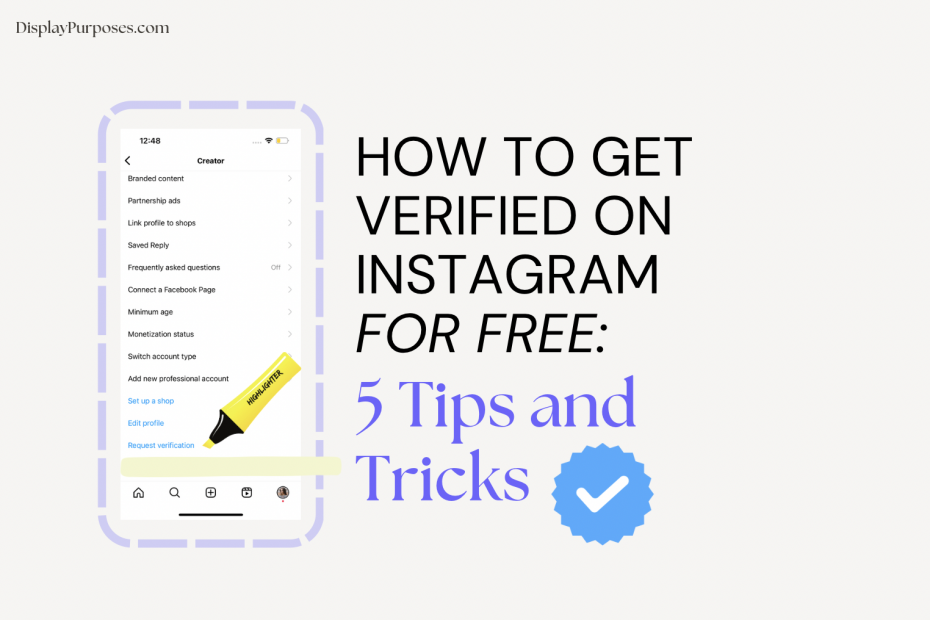 How to Get Verified on Instagram and Get the Blue Checkmark