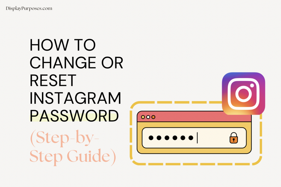 change or reset instagram password